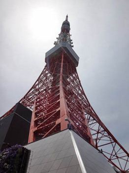 東京タワー上ったよ